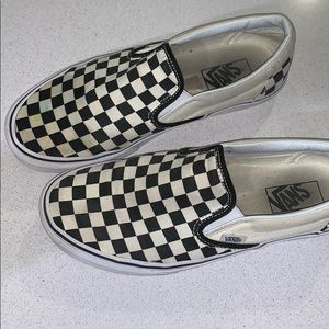 CHECKER BOARD VANS